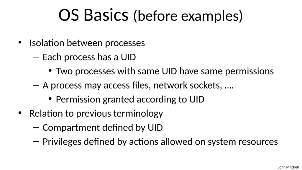 Secure Architecture Principles CS 155 Spring 2018 - slide 13 of 73