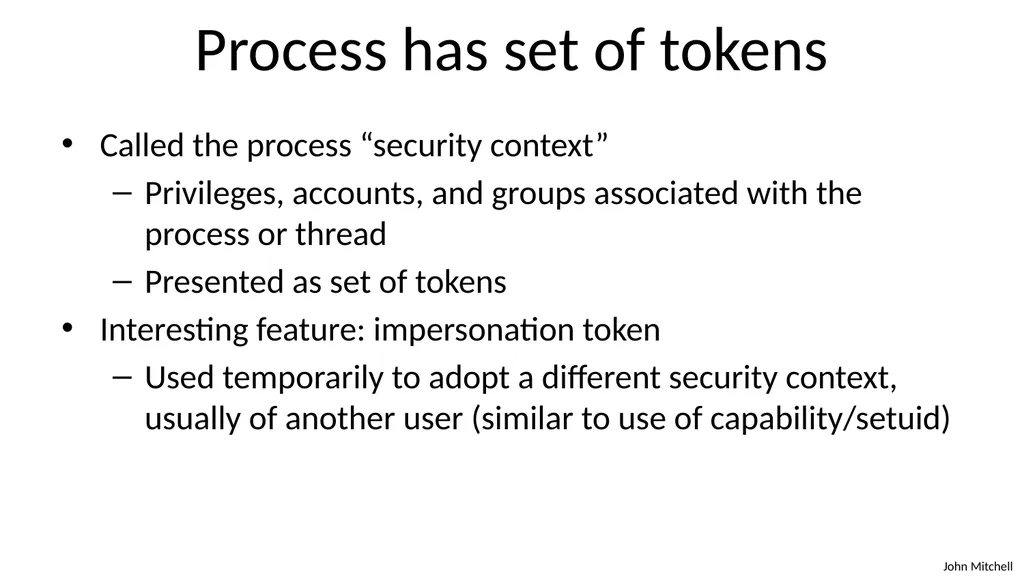 Secure Architecture Principles CS 155 Spring 2018 - slide 57 of 73