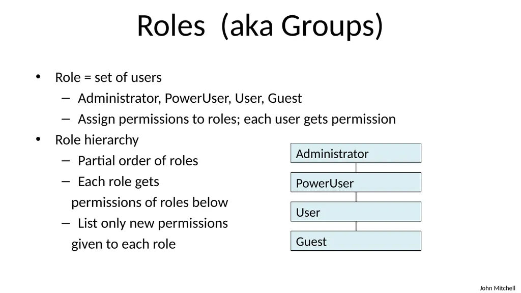 Secure Architecture Principles CS 155 Spring 2018 - slide 39 of 73