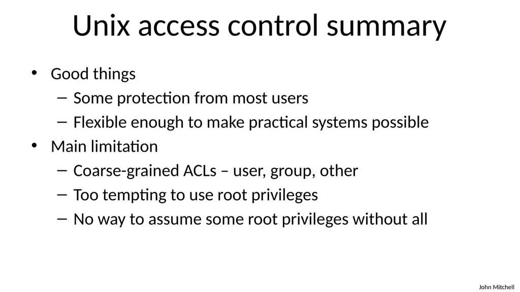 Secure Architecture Principles CS 155 Spring 2018 - slide 52 of 73