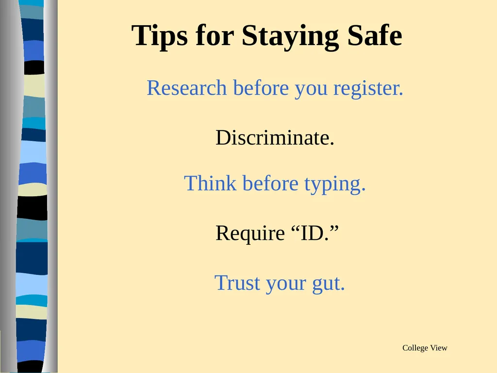 Internet Safety Technology Trends Online - slide 32 of 35