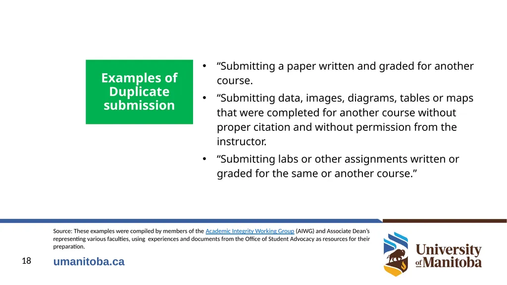 Academic Integrity An important conversation - slide 18 of 28