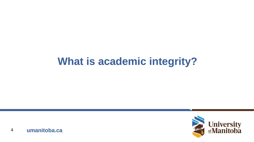 Academic Integrity An important conversation - slide 4 of 28