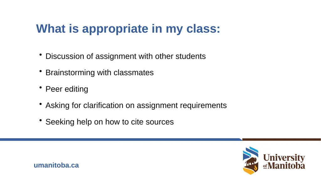 Academic Integrity An important conversation - slide 24 of 28