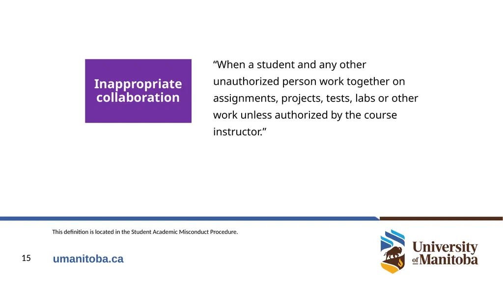 Academic Integrity An important conversation - slide 15 of 28