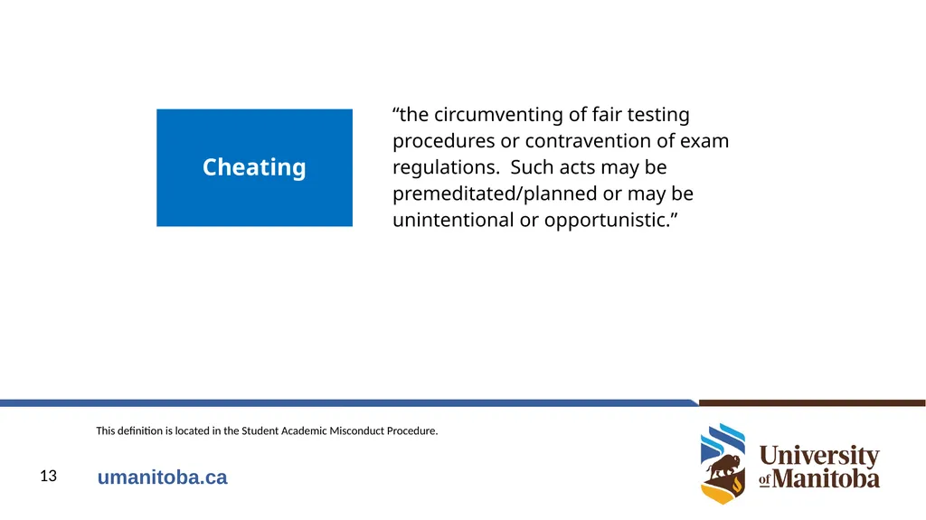 Academic Integrity An important conversation - slide 13 of 28