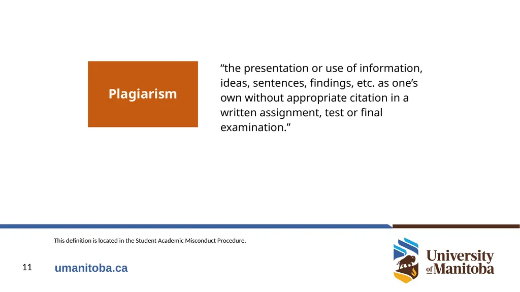 Academic Integrity An important conversation - slide 11 of 28