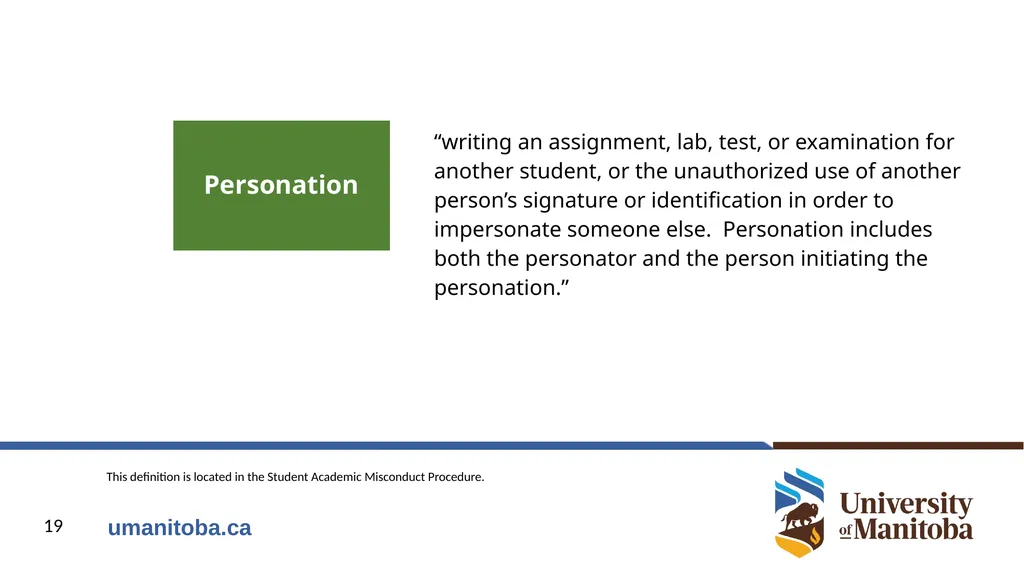 Academic Integrity An important conversation - slide 19 of 28
