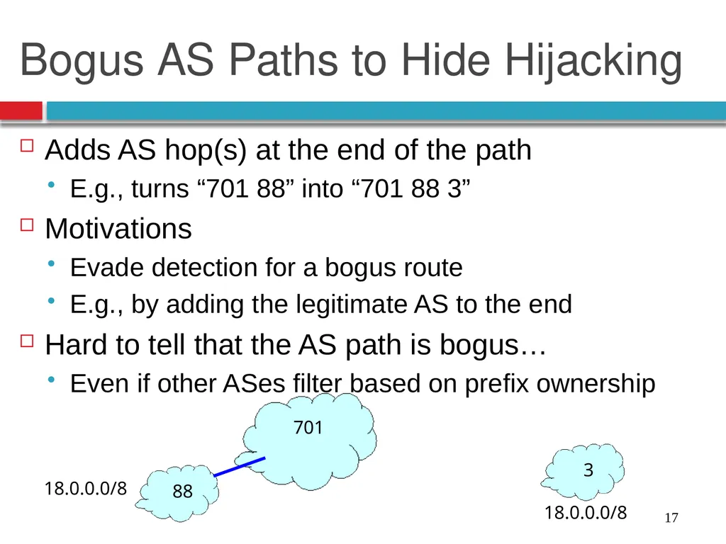 CSE390 – Advanced Computer Networks Lecture 20: - slide 17 of 55