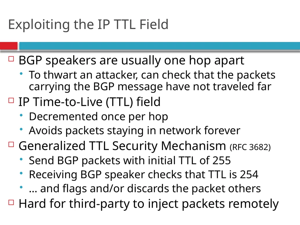 CSE390 – Advanced Computer Networks Lecture 20: - slide 29 of 55