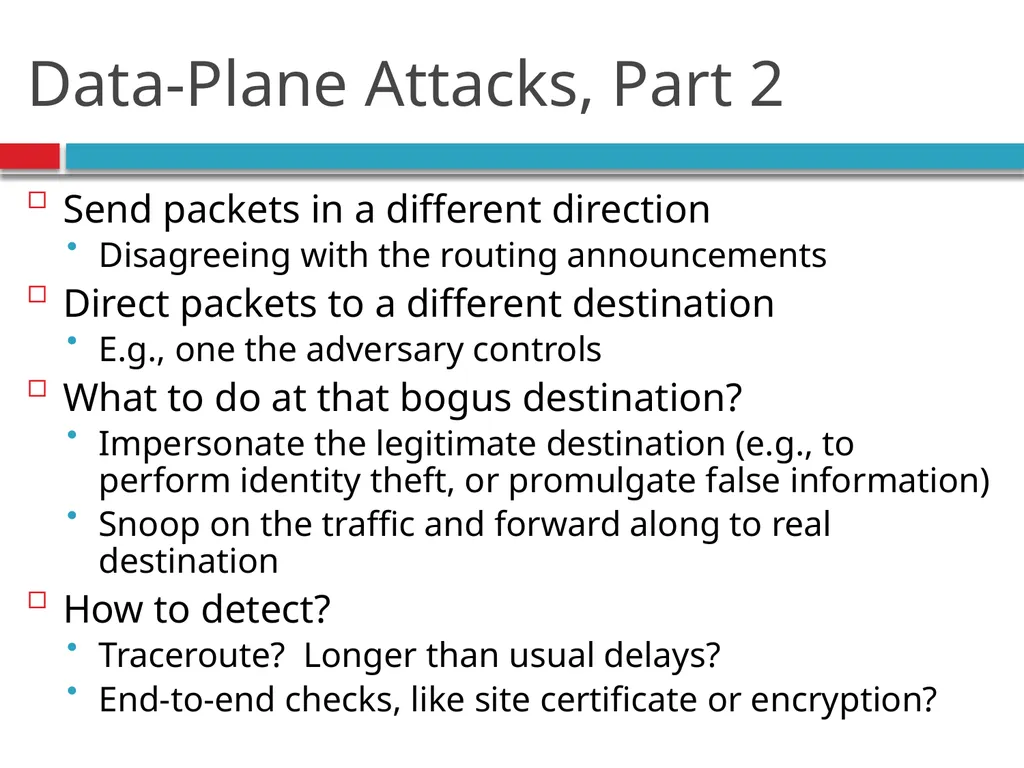 CSE390 – Advanced Computer Networks Lecture 20: - slide 49 of 55