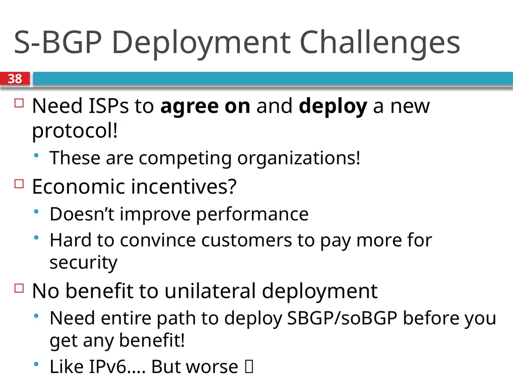CSE390 – Advanced Computer Networks Lecture 20: - slide 38 of 55