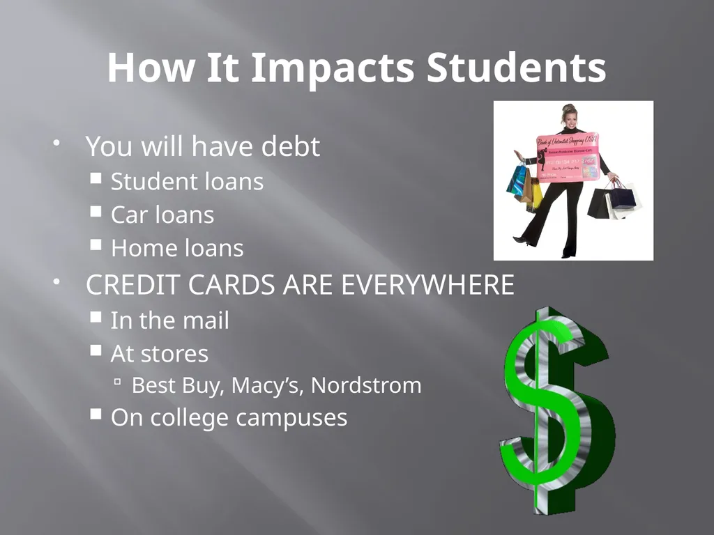 Consumer debt What Is Consumer Debt? Outstanding - slide 4 of 9