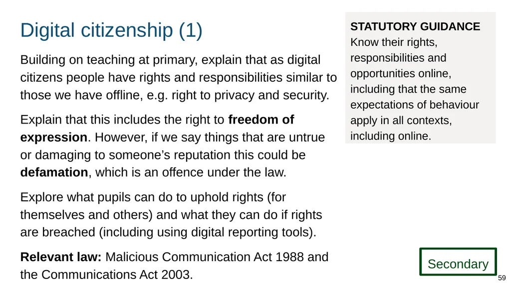 Teaching online relationships (primary), online - slide 59 of 104