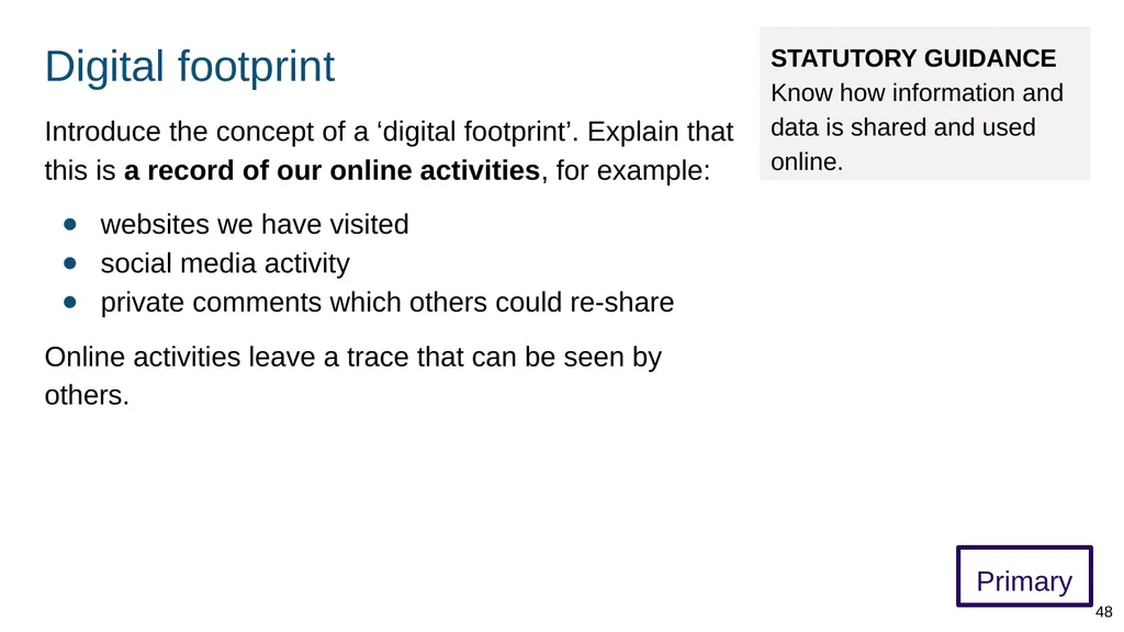 Teaching online relationships (primary), online - slide 48 of 104
