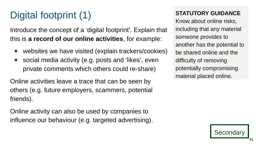 Teaching online relationships (primary), online - slide 61 of 104