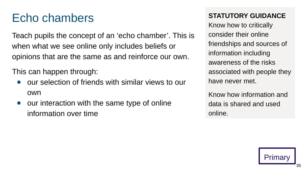 Teaching online relationships (primary), online - slide 35 of 104