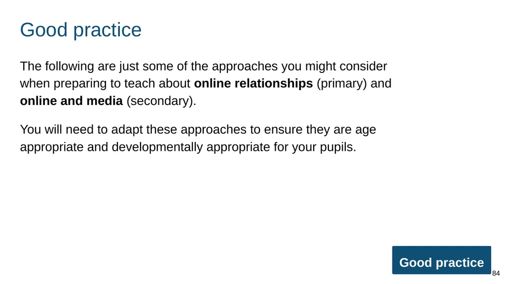 Teaching online relationships (primary), online - slide 84 of 104