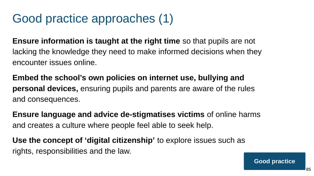 Teaching online relationships (primary), online - slide 85 of 104