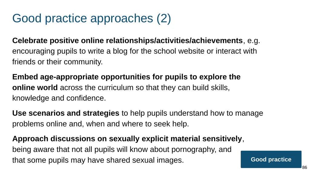 Teaching online relationships (primary), online - slide 86 of 104