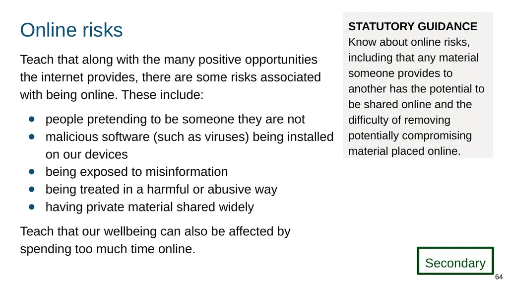 Teaching online relationships (primary), online - slide 64 of 104