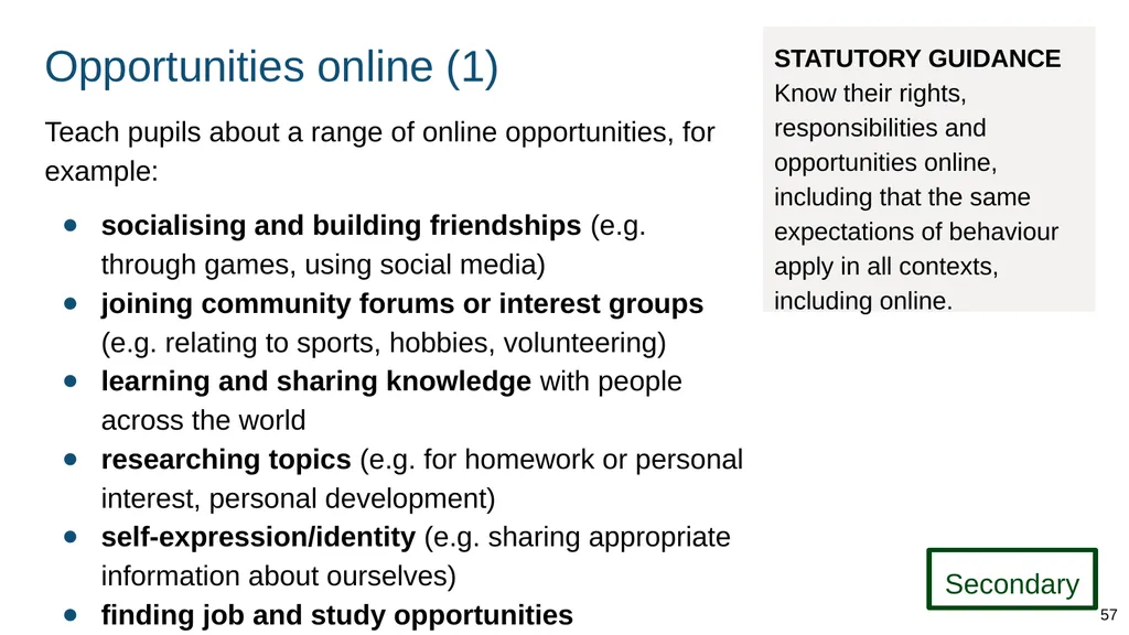 Teaching online relationships (primary), online - slide 57 of 104