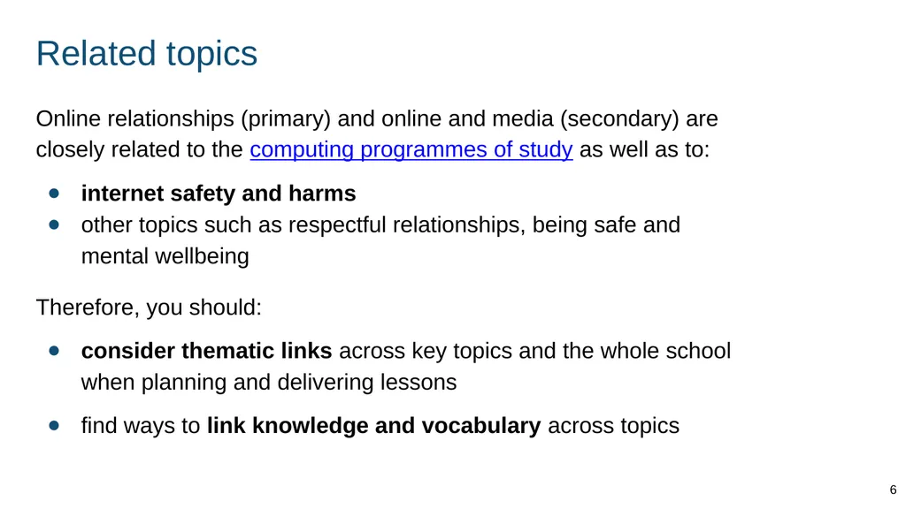Teaching online relationships (primary), online - slide 6 of 104