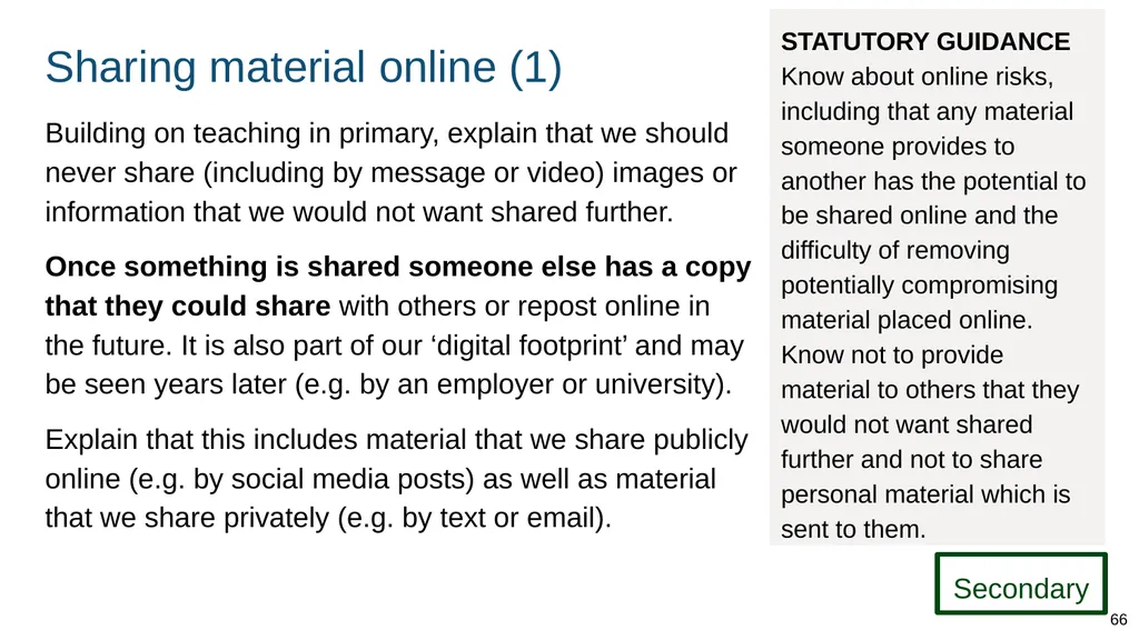 Teaching online relationships (primary), online - slide 66 of 104