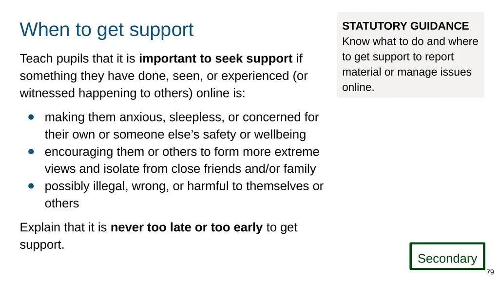 Teaching online relationships (primary), online - slide 79 of 104