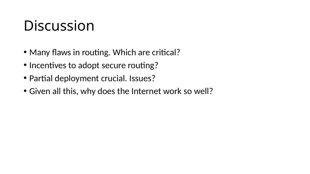 Advanced Computer Networks cs538, Fall 2014 @ UIUC - slide 19 of 19