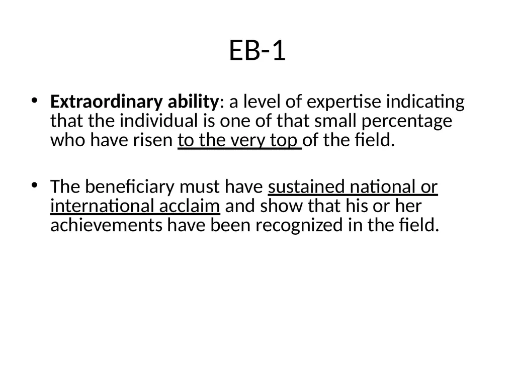 Visa Options for Artists and Professional Workers: - slide 46 of 71