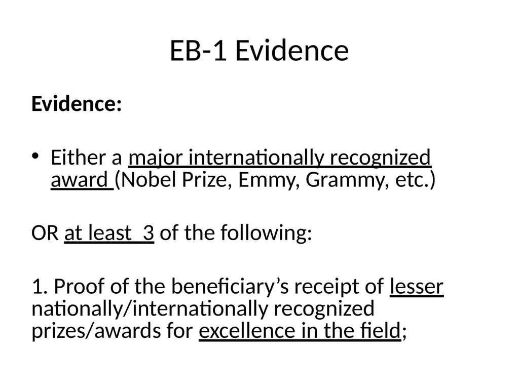 Visa Options for Artists and Professional Workers: - slide 47 of 71