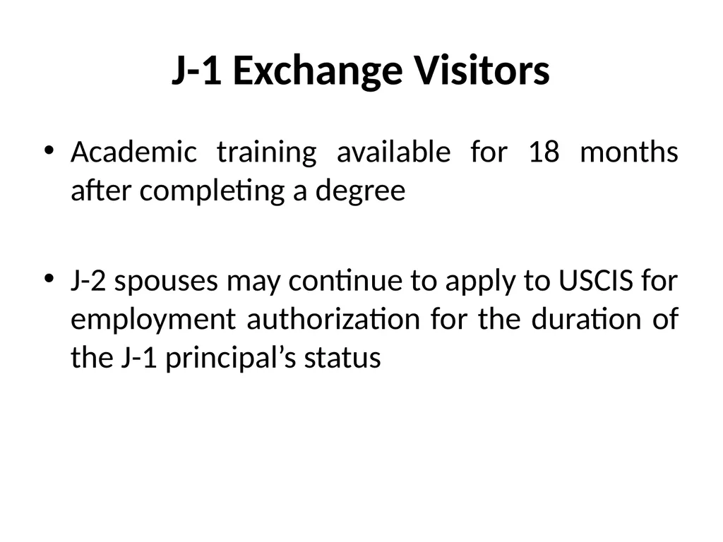 Visa Options for Artists and Professional Workers: - slide 4 of 71