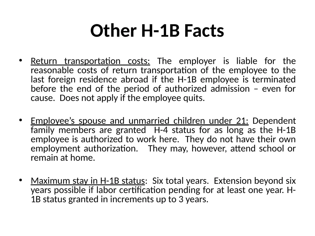 Visa Options for Artists and Professional Workers: - slide 13 of 71