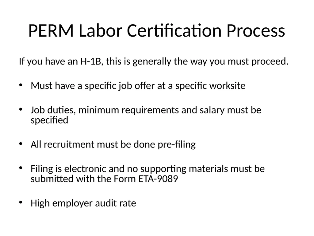 Visa Options for Artists and Professional Workers: - slide 57 of 71