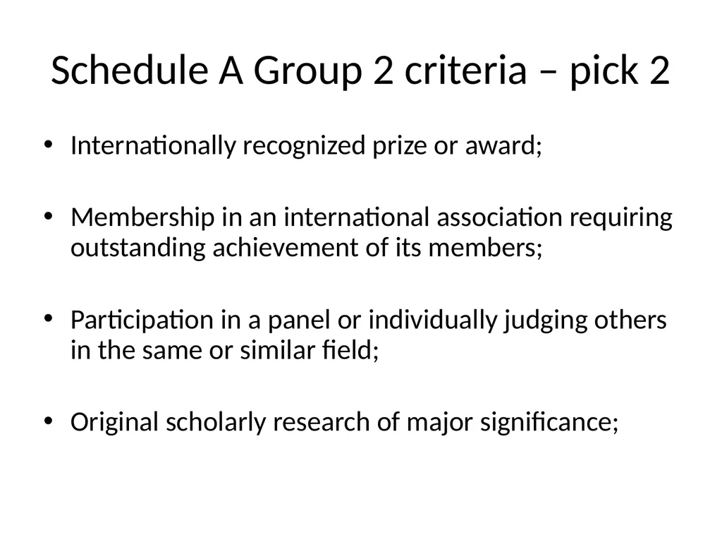 Visa Options for Artists and Professional Workers: - slide 66 of 71