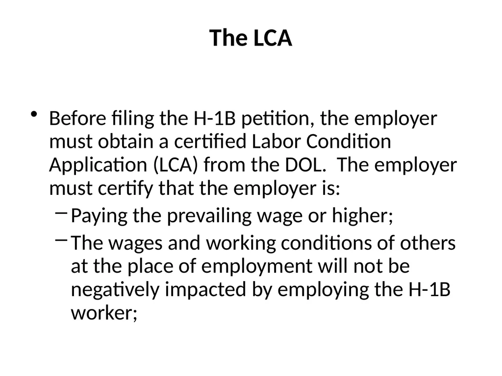Visa Options for Artists and Professional Workers: - slide 9 of 71