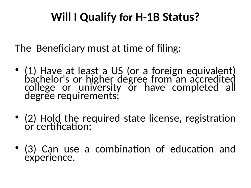 Visa Options for Artists and Professional Workers: - slide 12 of 71