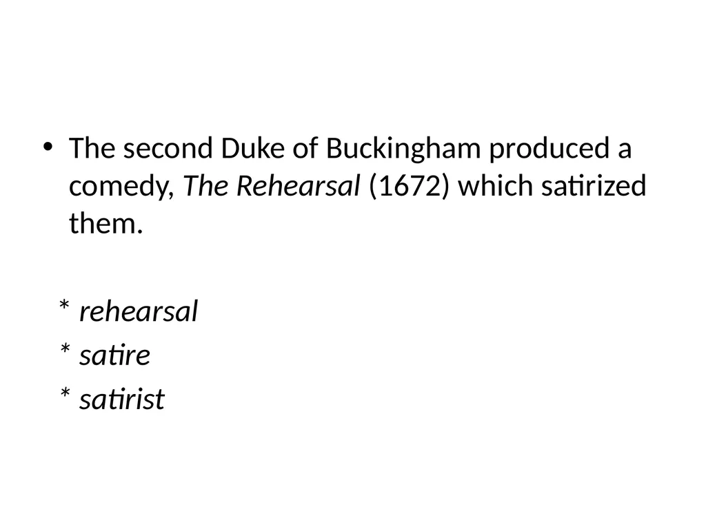 Restoration Drama and Prose Betül ALTAŞ Charles II - slide 6 of 12