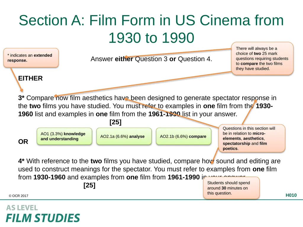 H010/01 Elements of Film Annotated specimen - slide 6 of 10