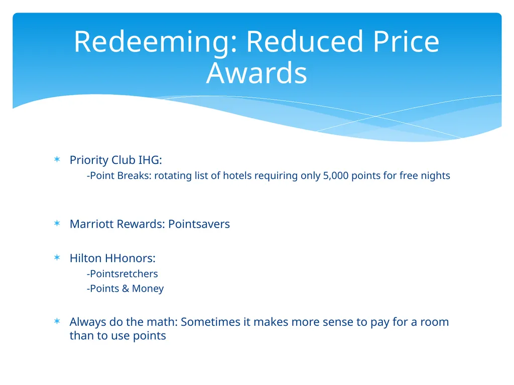 Beating The System: Travel Points Pointers With - slide 28 of 30