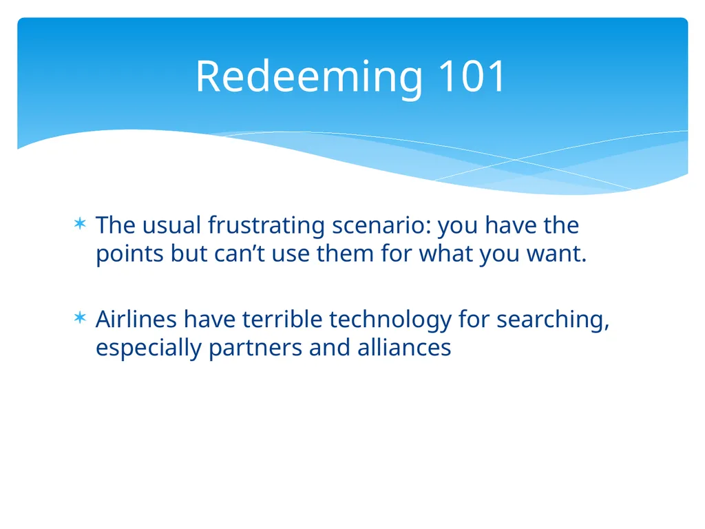 Beating The System: Travel Points Pointers With - slide 21 of 30