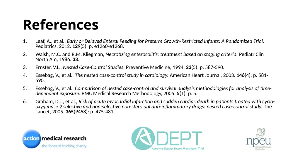 ADEPT ENCORE A nested case-control study analysis - slide 21 of 21