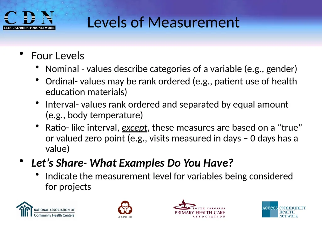 Session 4: Measurement, Measurement Error, and - slide 8 of 32