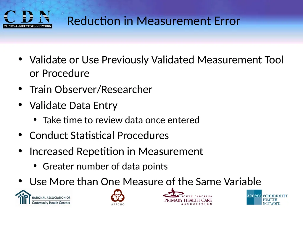 Session 4: Measurement, Measurement Error, and - slide 14 of 32