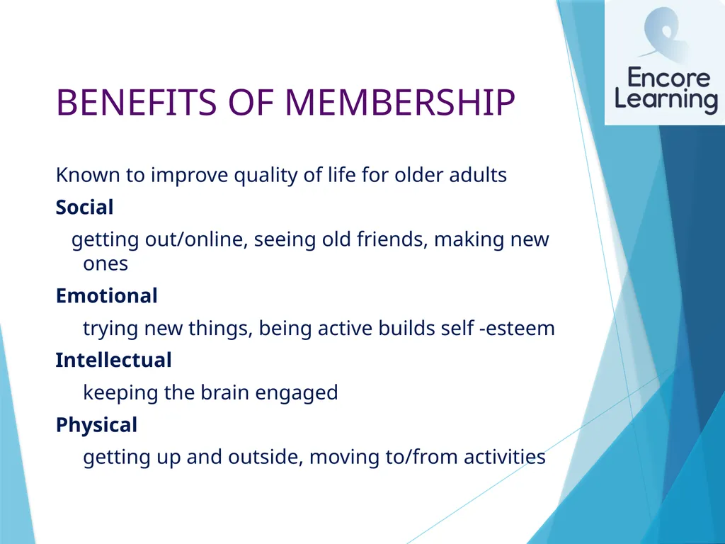 What Is Encore Learning? Presentation to - slide 9 of 10