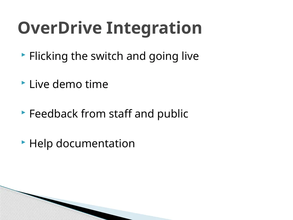 Encore 4.4 with OverDrive Integration Barb Jarvis, - slide 17 of 18