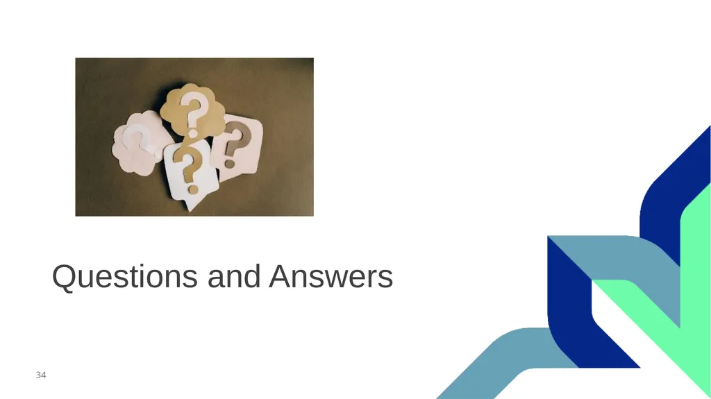 Audio Information The presenter started speaking - slide 34 of 39