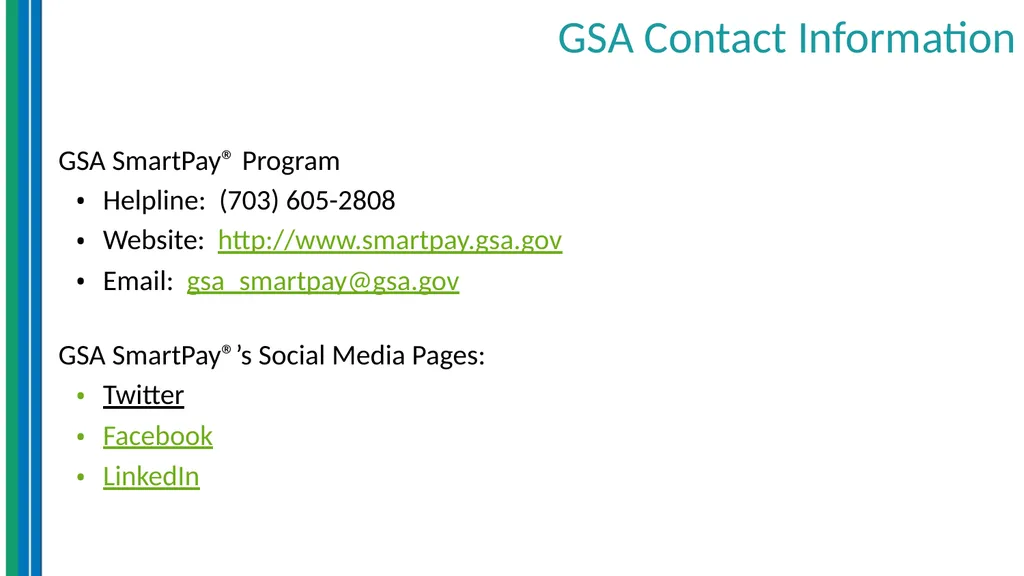 Travel Management Essentials GSA SmartPay® Erin - slide 36 of 40