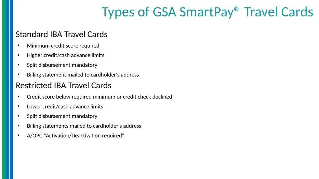Travel Management Essentials GSA SmartPay® Erin - slide 15 of 40